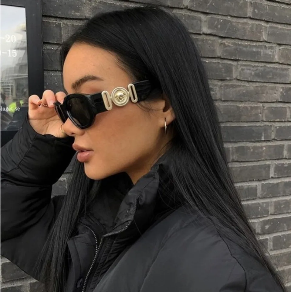 versace black sunglasses *new