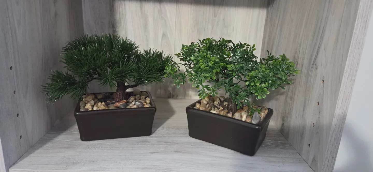 Artificial Bonsai Trees - Set of 2