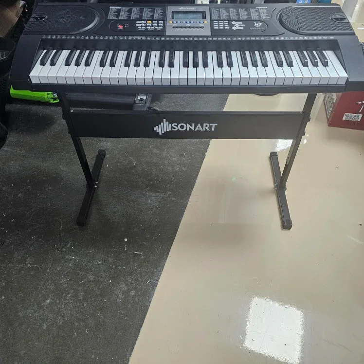 Sonart Keyboard with Stand and stool image indicator(2)