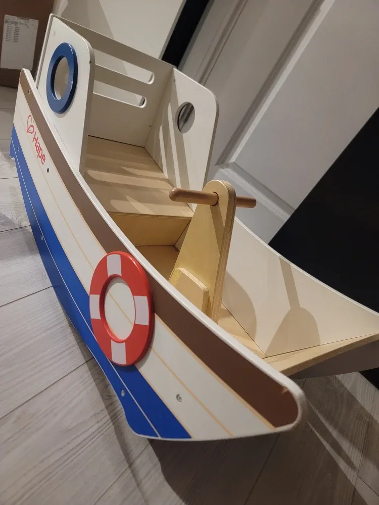 Hape Rocking Boat Ride-On Toy