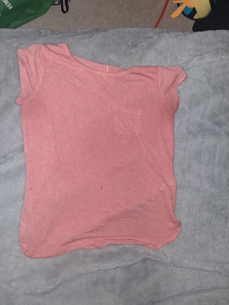 Pink T-Shirt with Pocket image indicator(2)