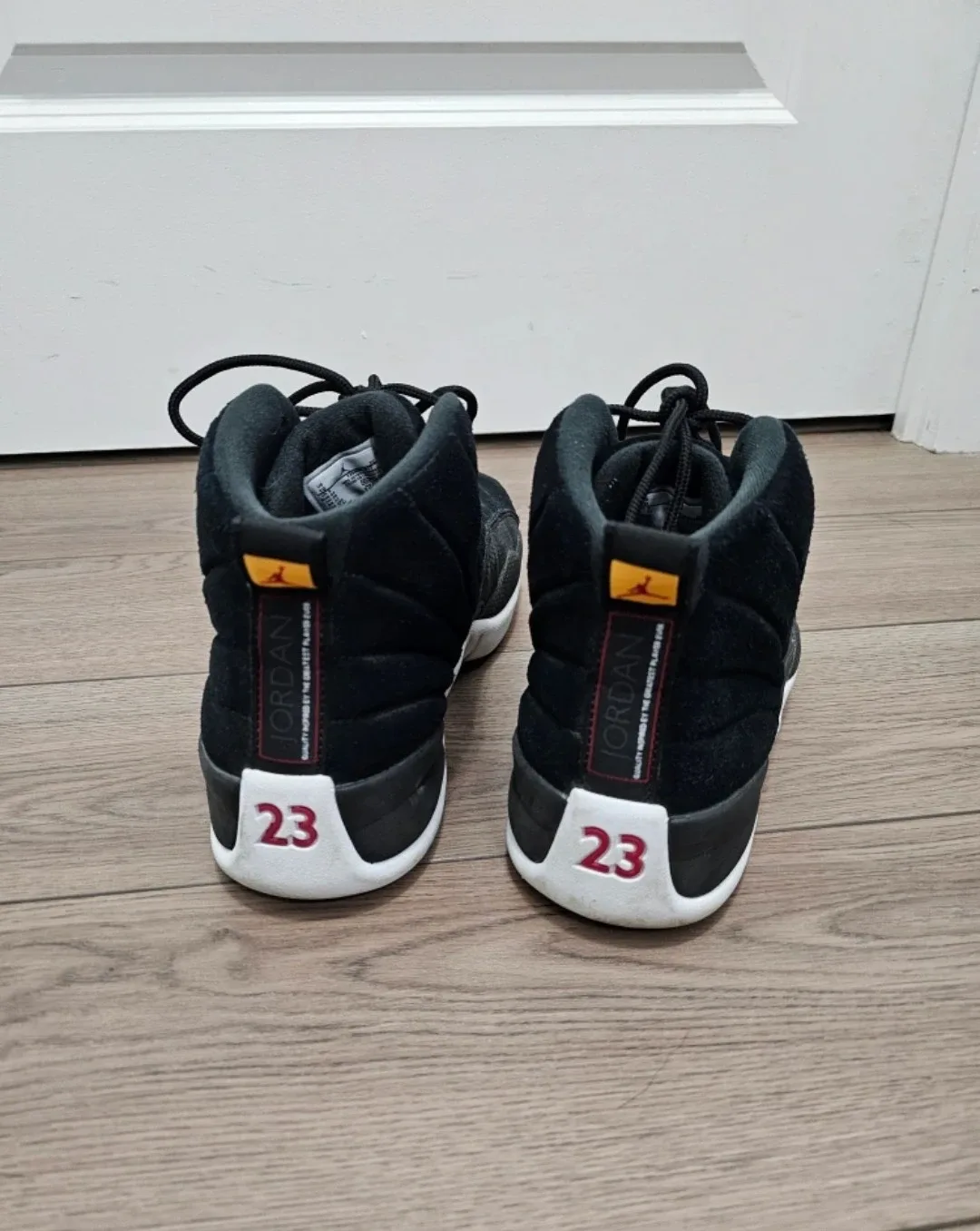 Air Jordan 12 Reverse Taxi Black/Gold - Size 10 image indicator(3)