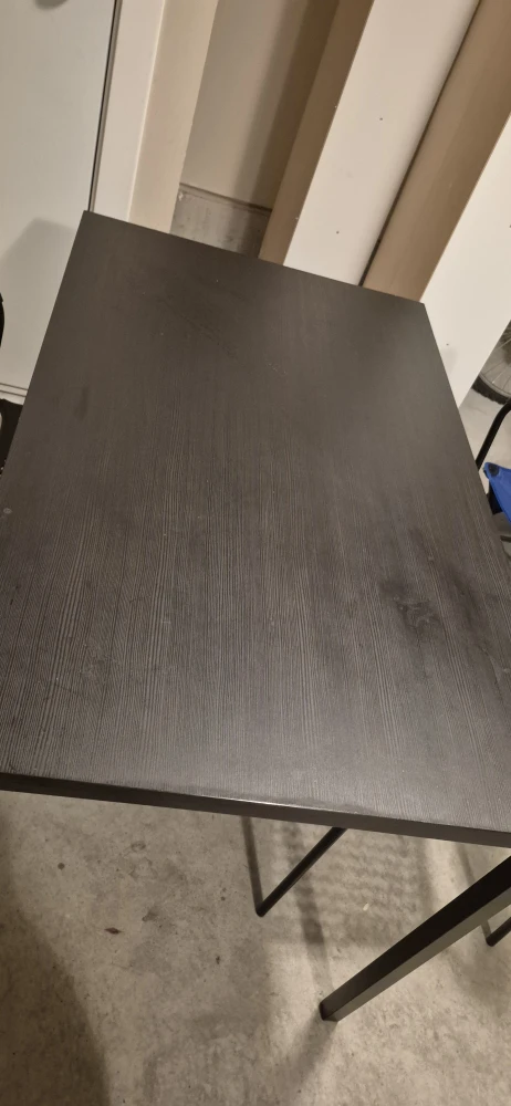IKEA Black Table and Chair - photo 2