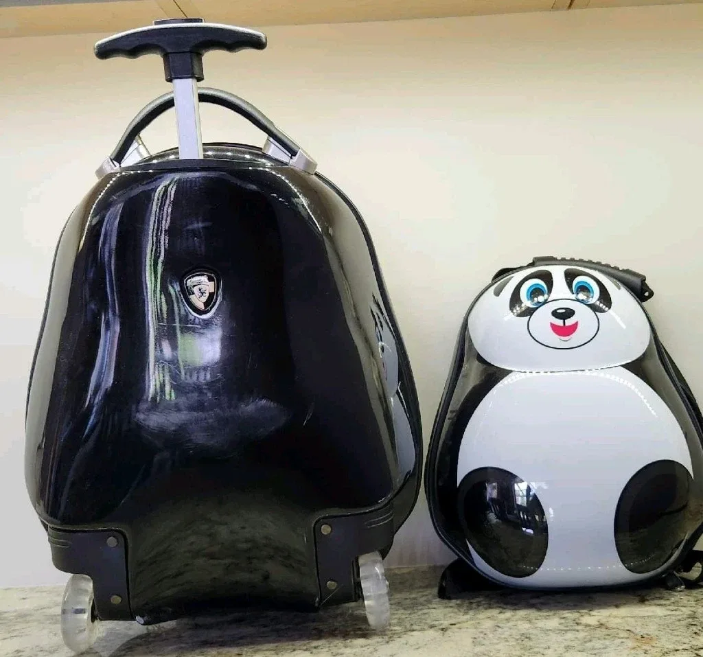 Panda Rolling Luggage & Backpack Set image indicator(4)