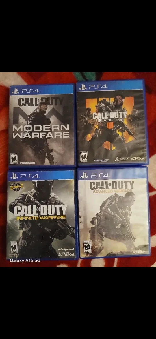 Call of Duty PS4 Games - Modern Warfare, Black Ops
