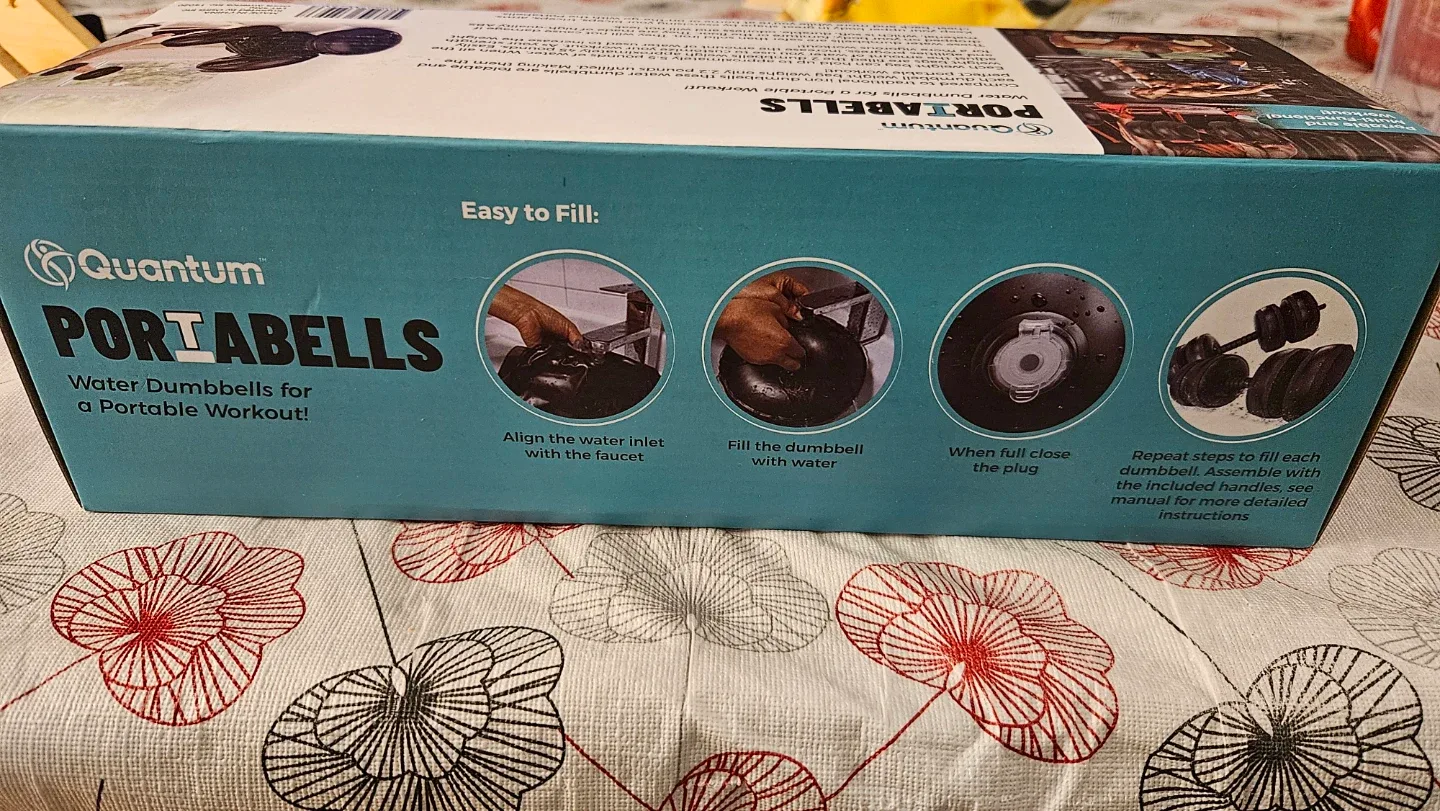 Quantum PortaBells Water Dumbbells - Portable Workout image indicator(2)