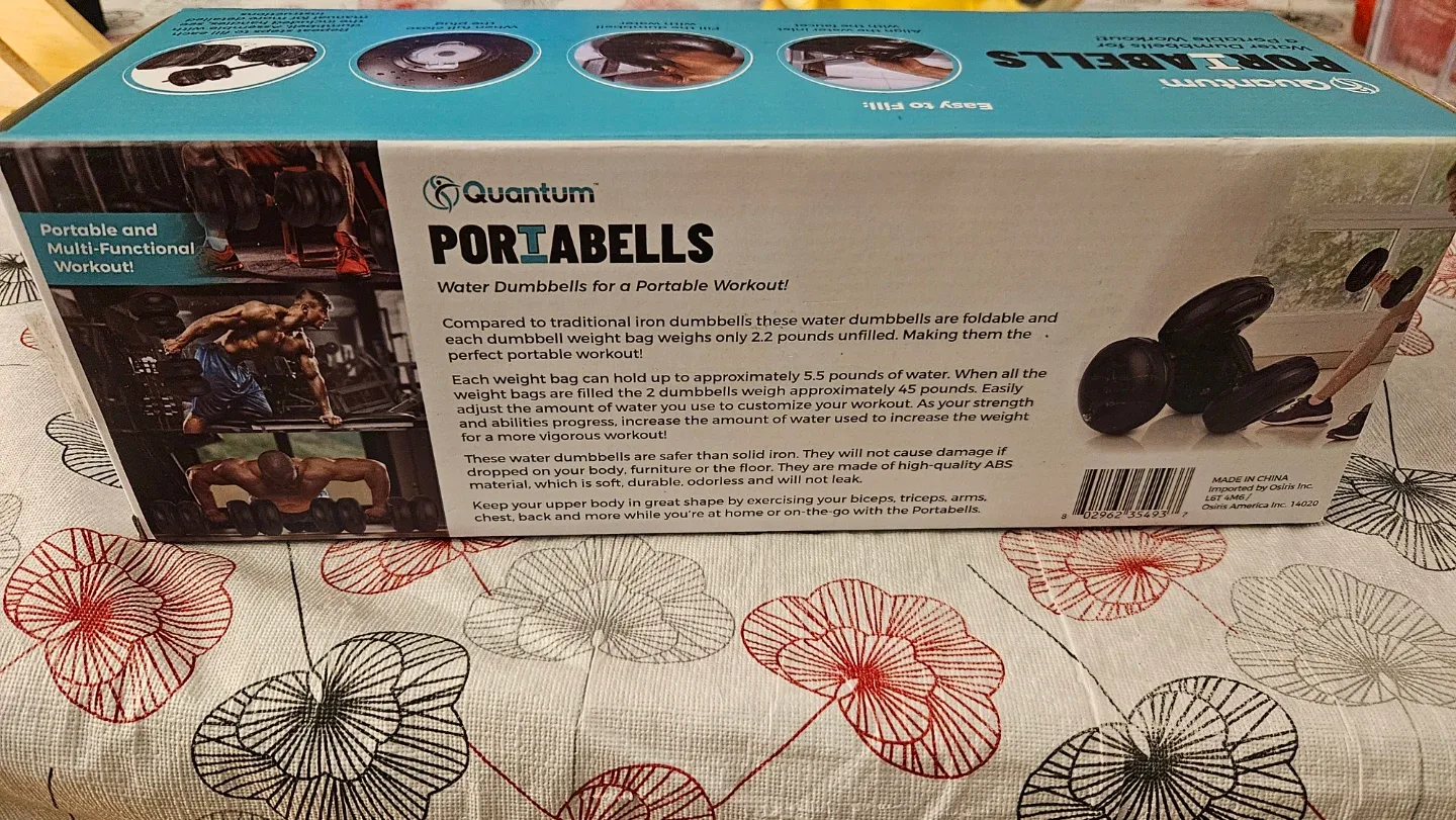 Quantum PortaBells Water Dumbbells - Portable Workout image indicator(4)