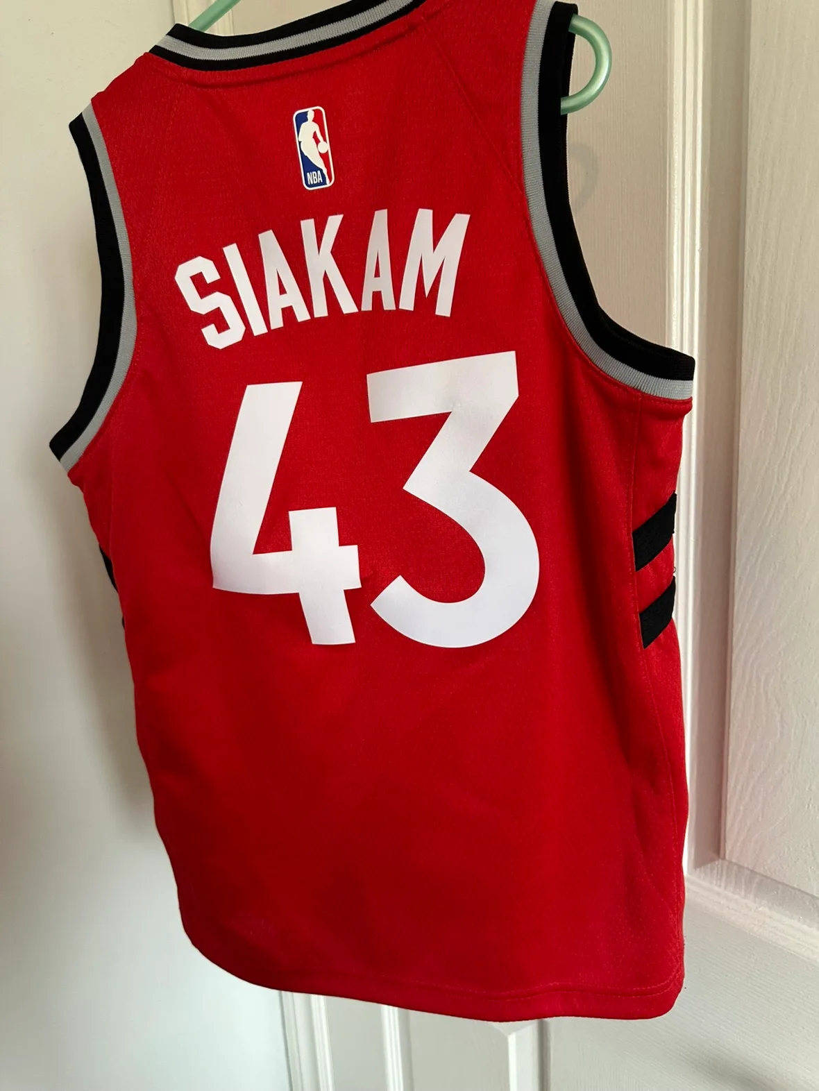 Kids age 8-10, Nike Raptors Siakam #43 Jersey - Size Small image indicator(4)