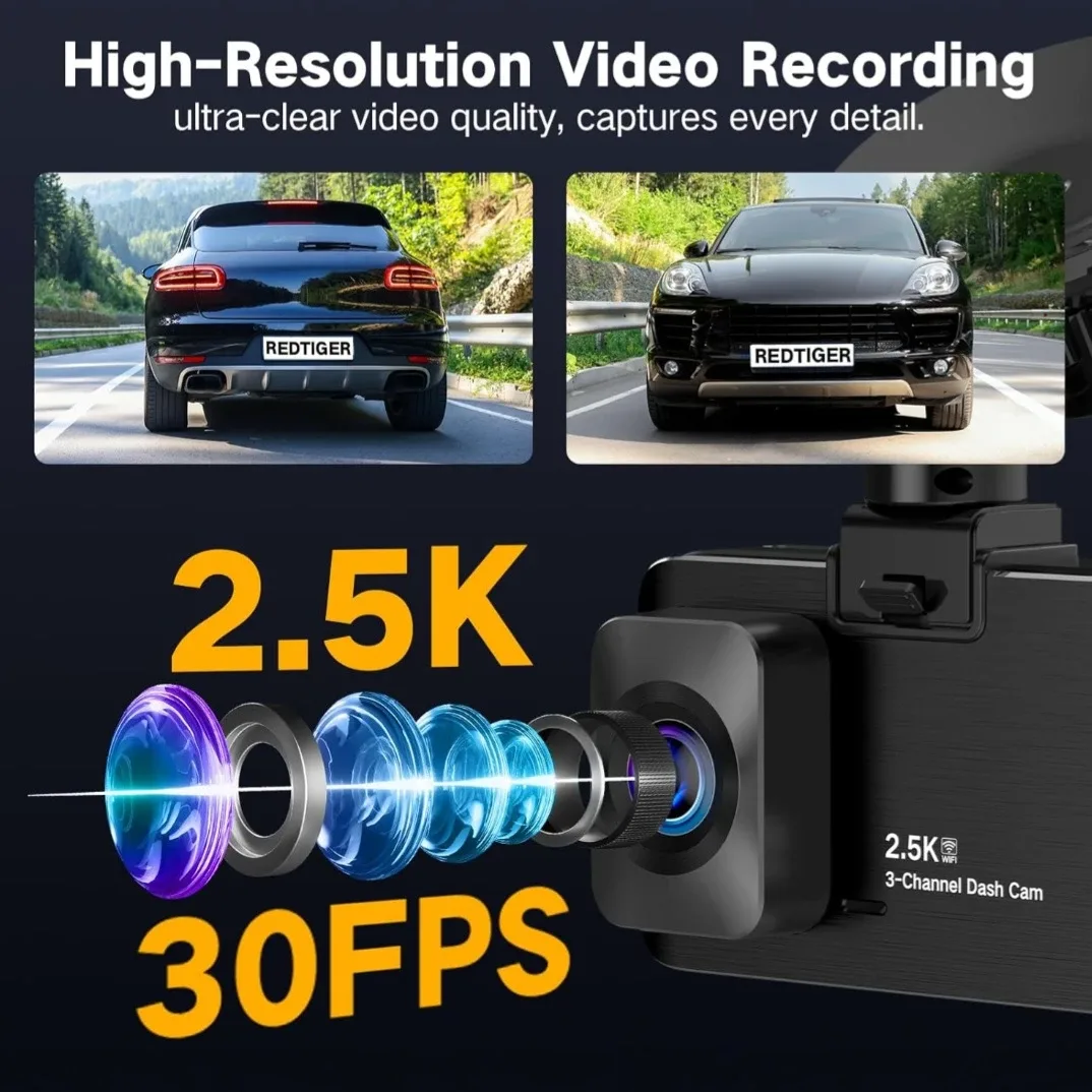 Dash Cam Front Rear and Inside(Brand New in Box) image indicator(5)