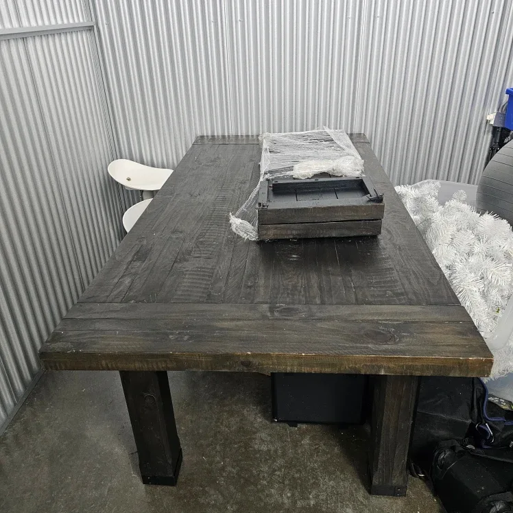 Solid Wood Dining or Drafting Table