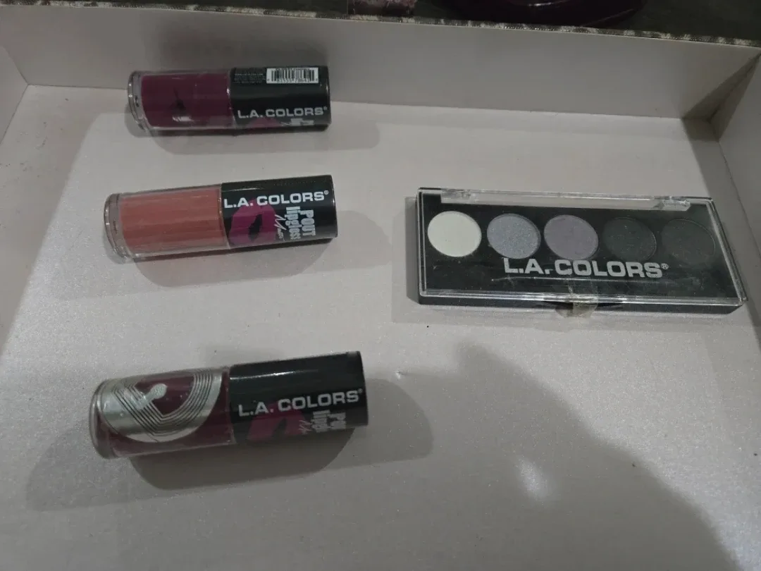 L.A. Colors Lip Gloss & Eyeshadow Bundle