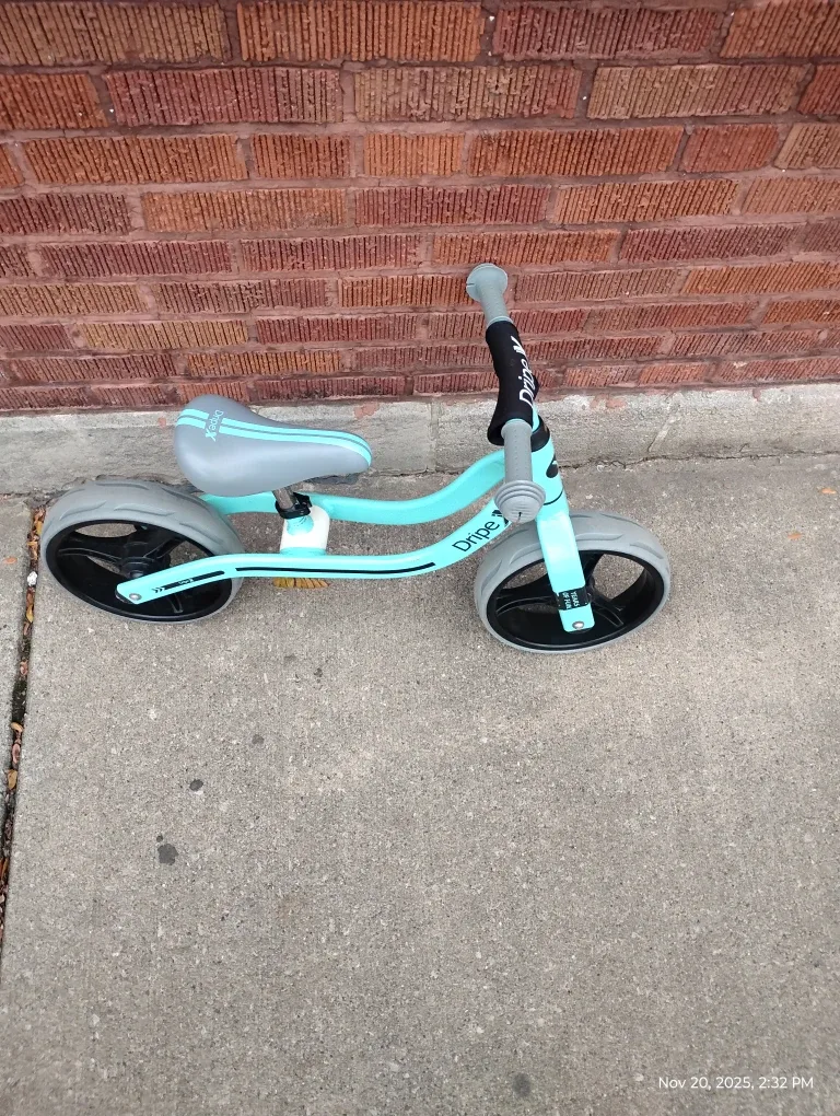 Dripe X Balance Bike - Teal & Gray