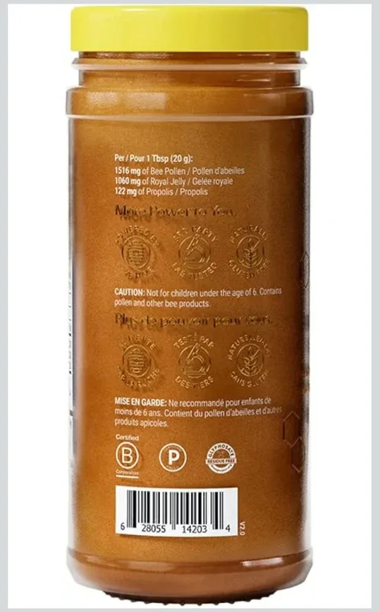 Beekeeper's Naturals Raw Honey 330g image indicator(3)