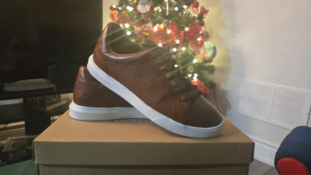 Nordstrom Rack Brown Leather Sneakers - Size 8M
