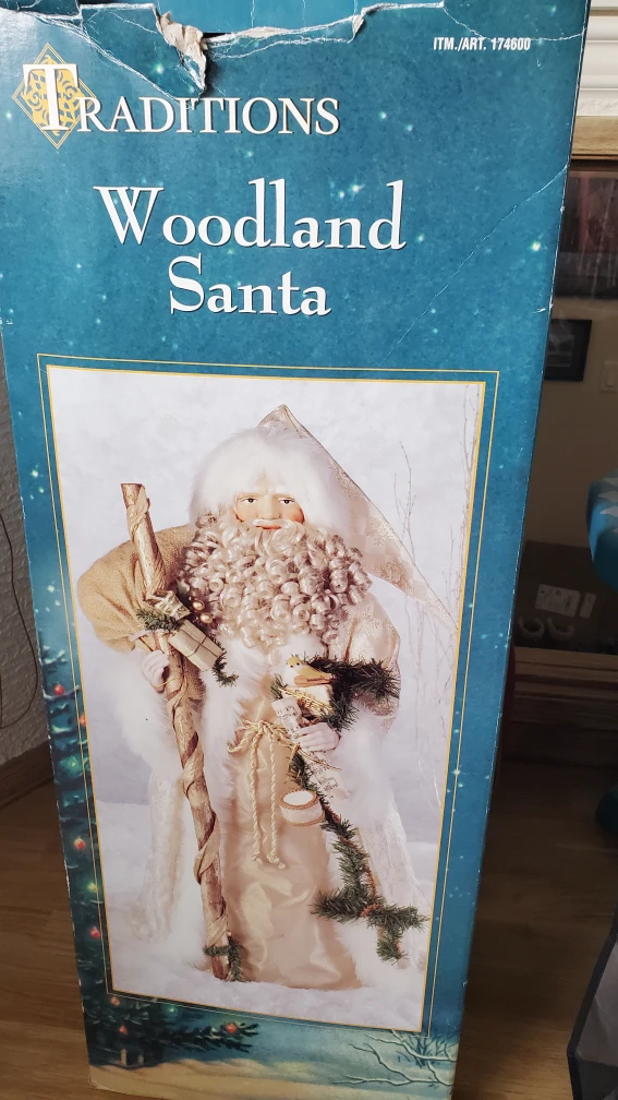 Traditions Woodland Santa Figurine - photo 2