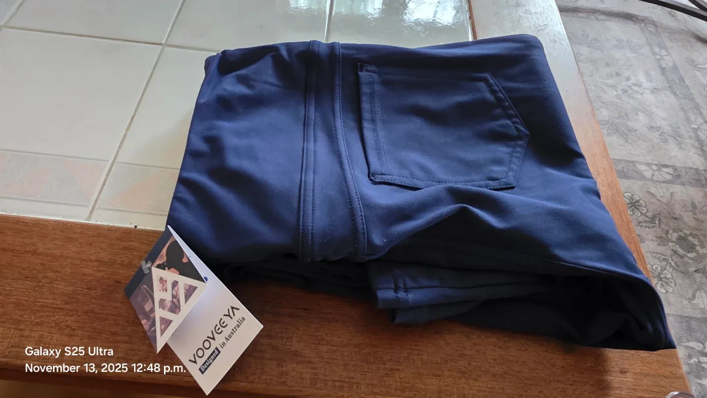 VOOVEEYA Yoga Pants - Navy Blue XL image indicator(9)