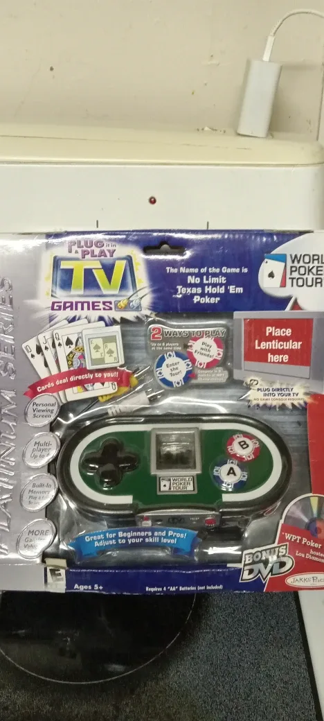 World Poker Tour Plug N Play TV Game