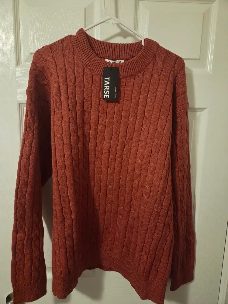 Tarze XL Cable Knit Sweater - New with Tags