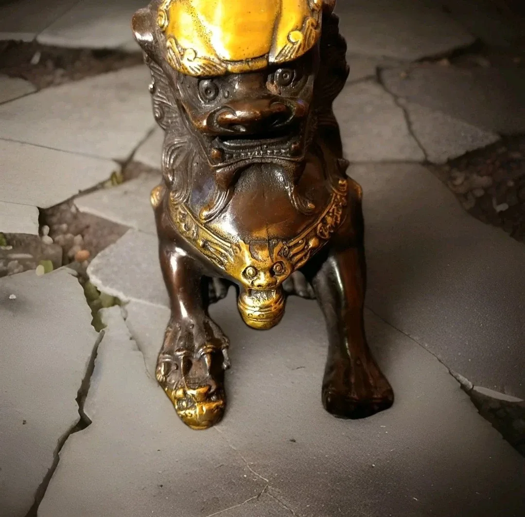 Chinese Guardian Lion Protection Prosperity and Good Fortune image indicator(2)