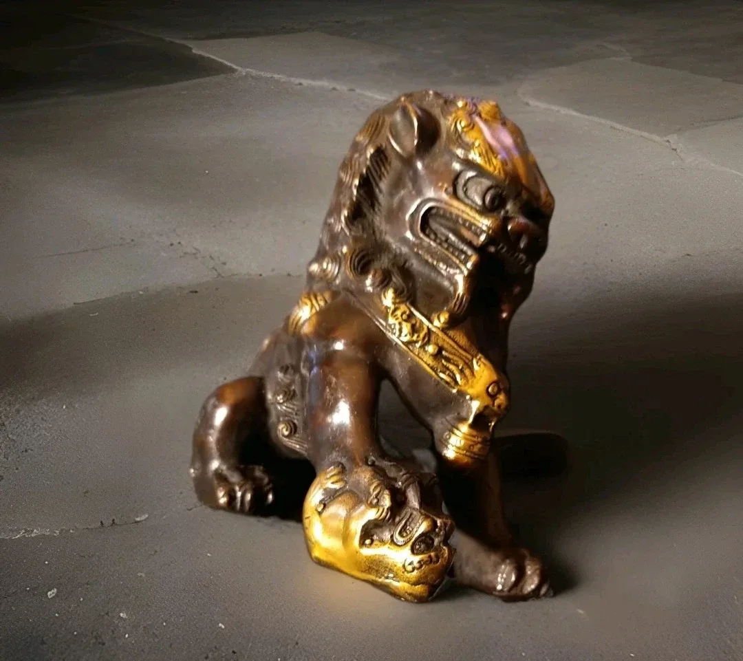 Chinese Guardian Lion Protection Prosperity and Good Fortune image indicator(4)