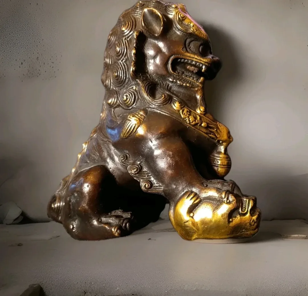 Chinese Guardian Lion Protection Prosperity and Good Fortune image indicator(7)
