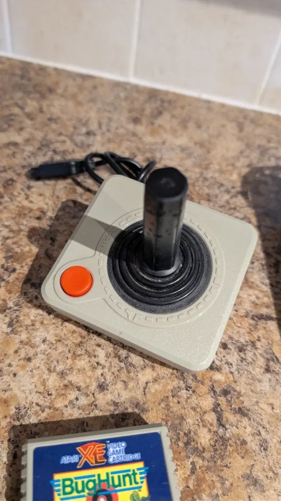 Atari XE console with Keyboard ,Games & Accessories image indicator(8)