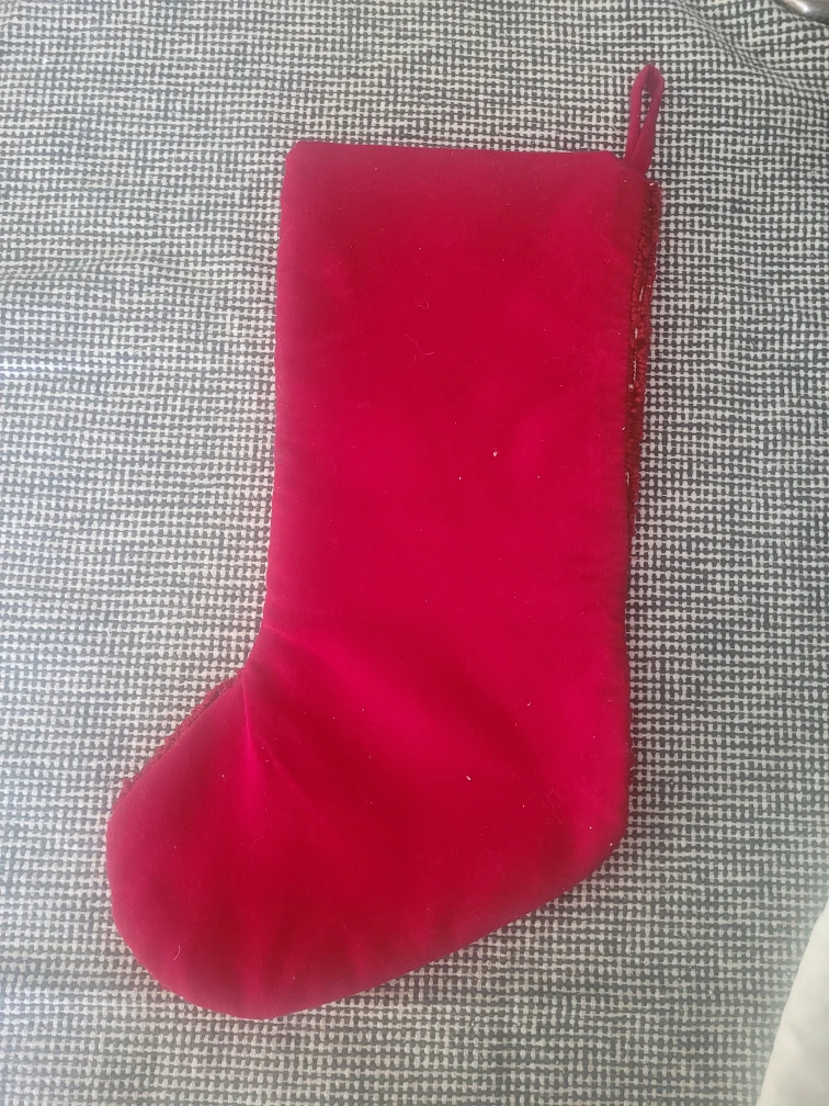 Christmas Stocking - Red & White - photo 2