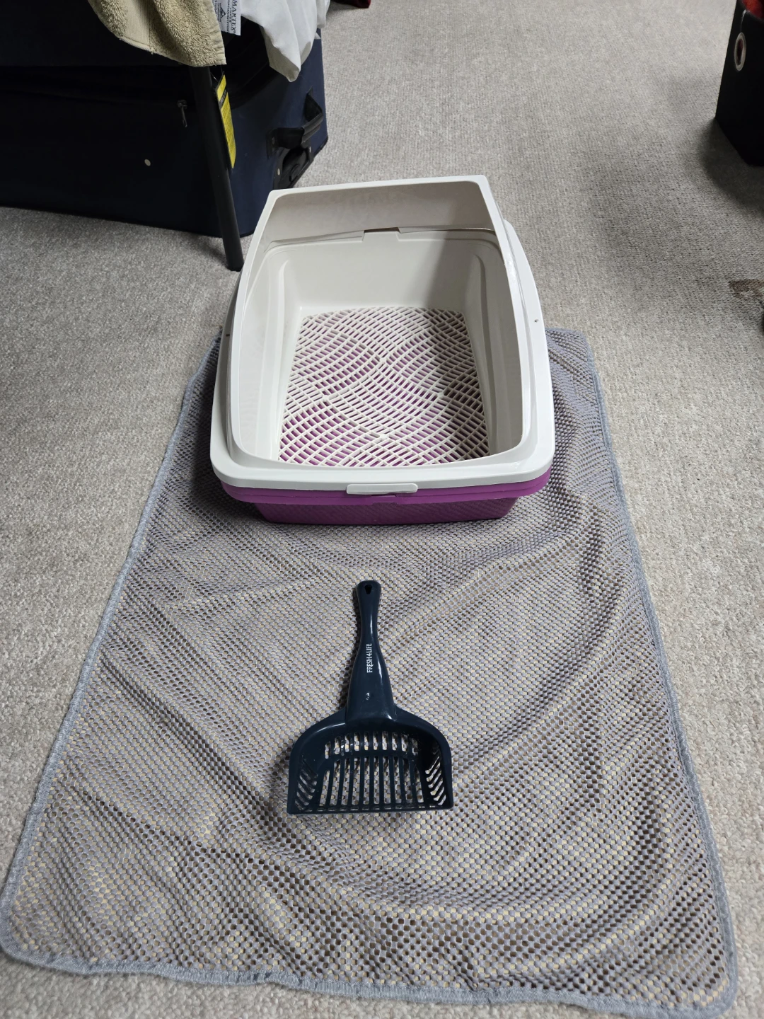 Sifting Cat Litter Box with Mat