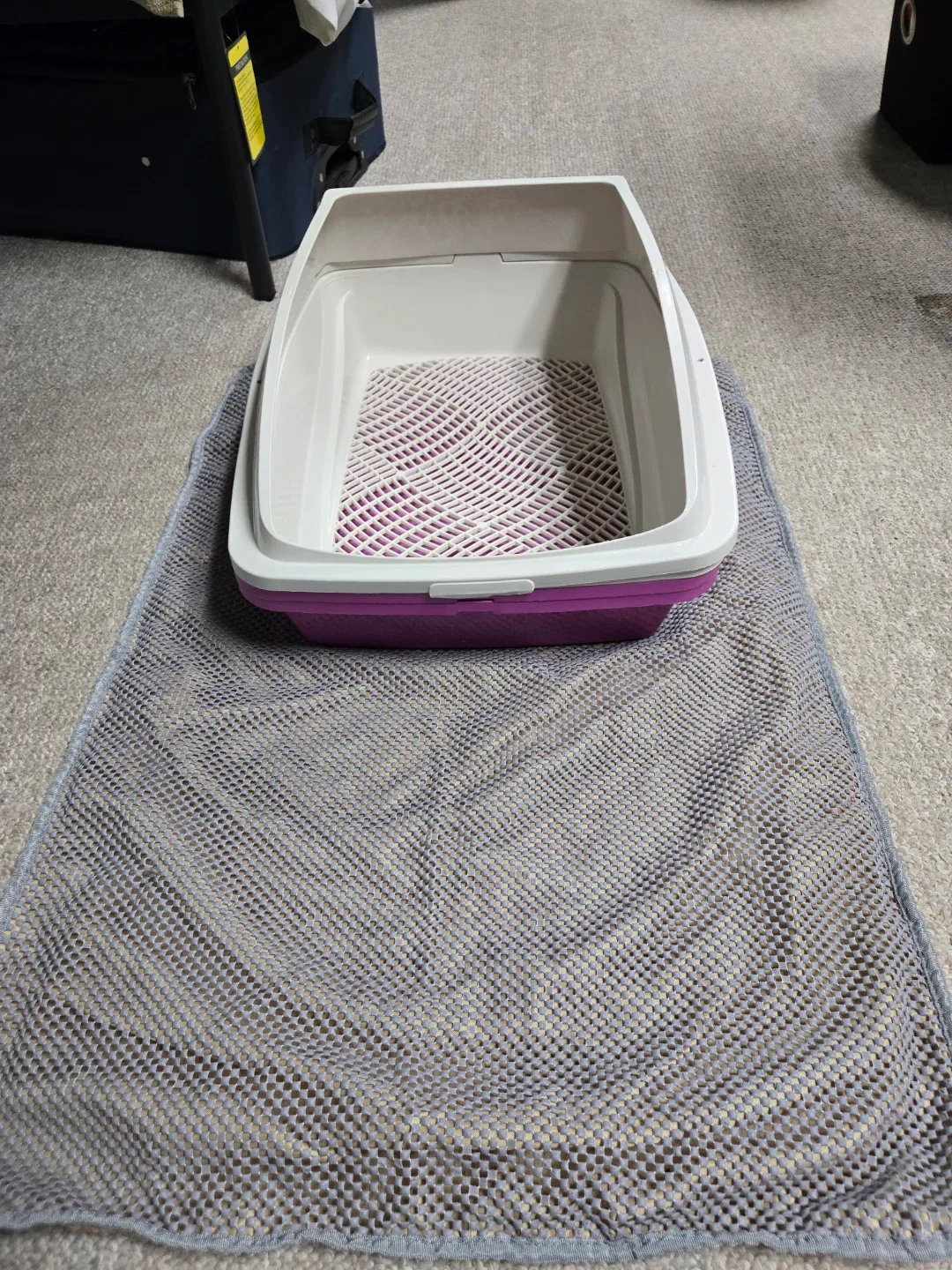 Sifting Cat Litter Box with Mat image indicator(3)