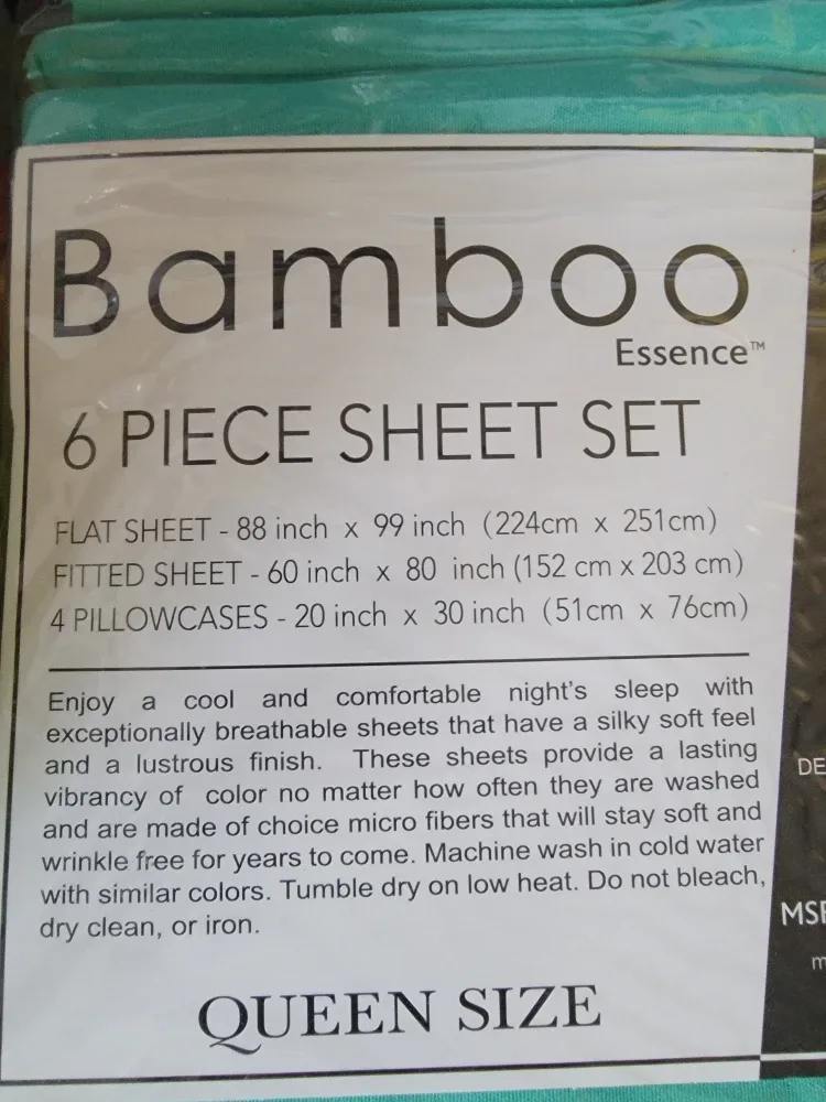 Bamboo Essence 6-Piece Queen Sheet Set image indicator(2)