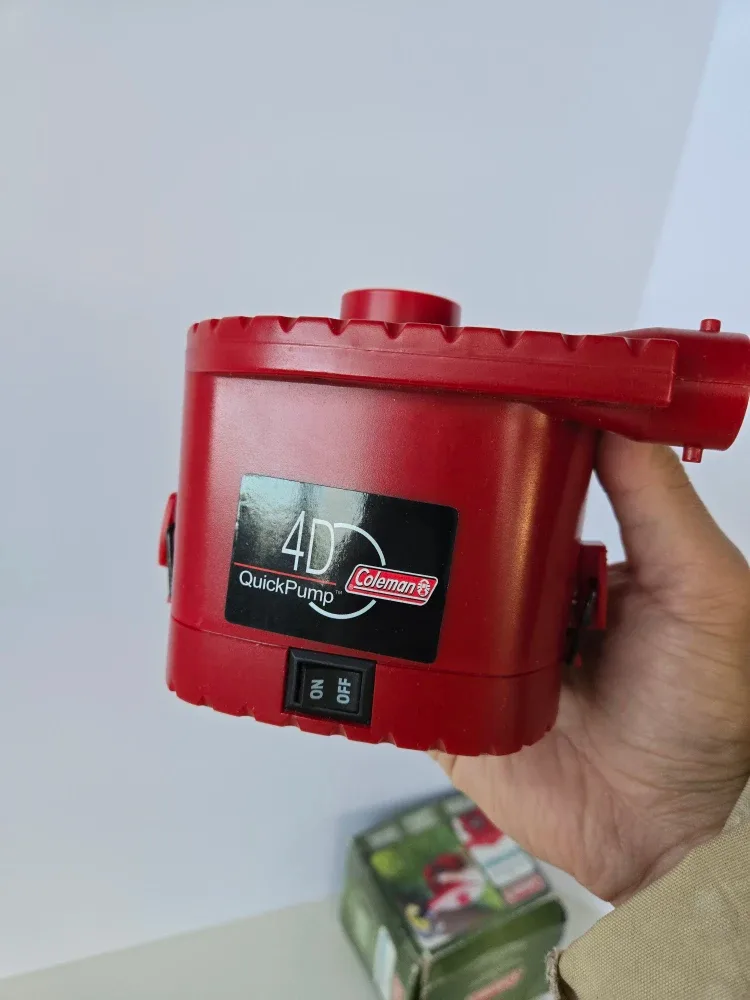 Coleman portable inflator for rafts inflatable image indicator(9)