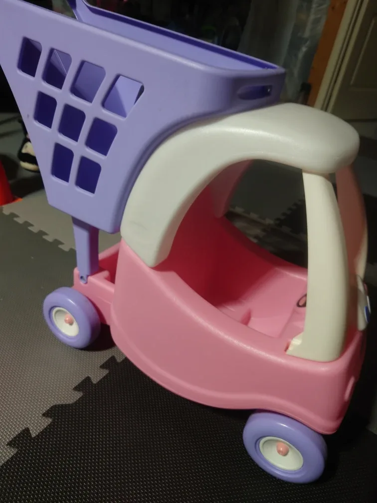 Little Tikes Cozy Coupe Shopping Cart - Pink/Purple image indicator(4)
