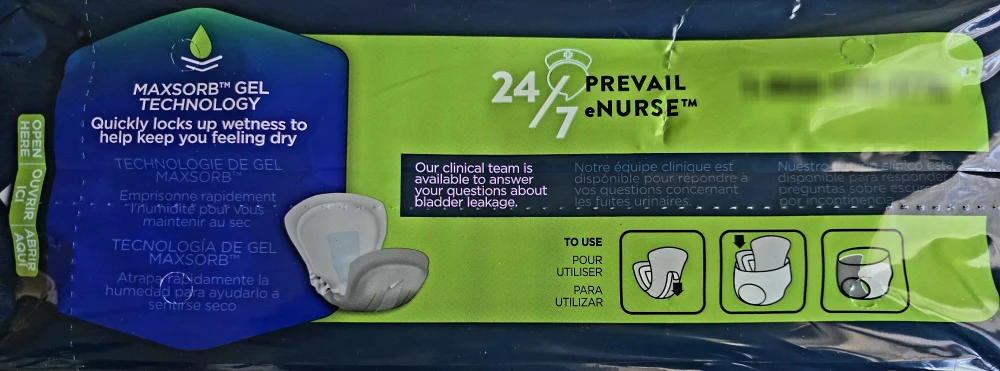 Prevail Daily Pant Liners, Large Plus, 16 Count - photo 2