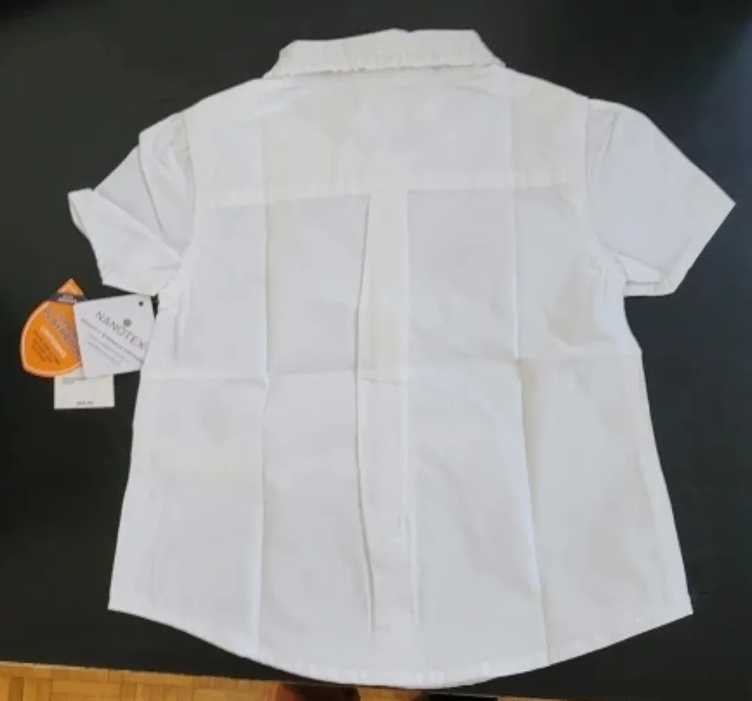 New Gymboree White Shirt - Size 4T image indicator(2)