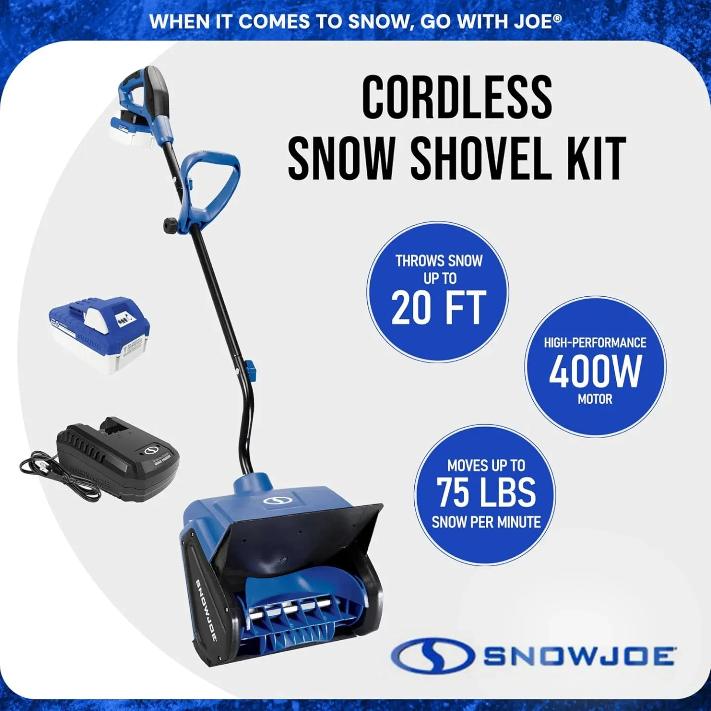 Snow Joe 24V Cordless Electric Snow Shovel For Sale 🥕 image indicator(5)
