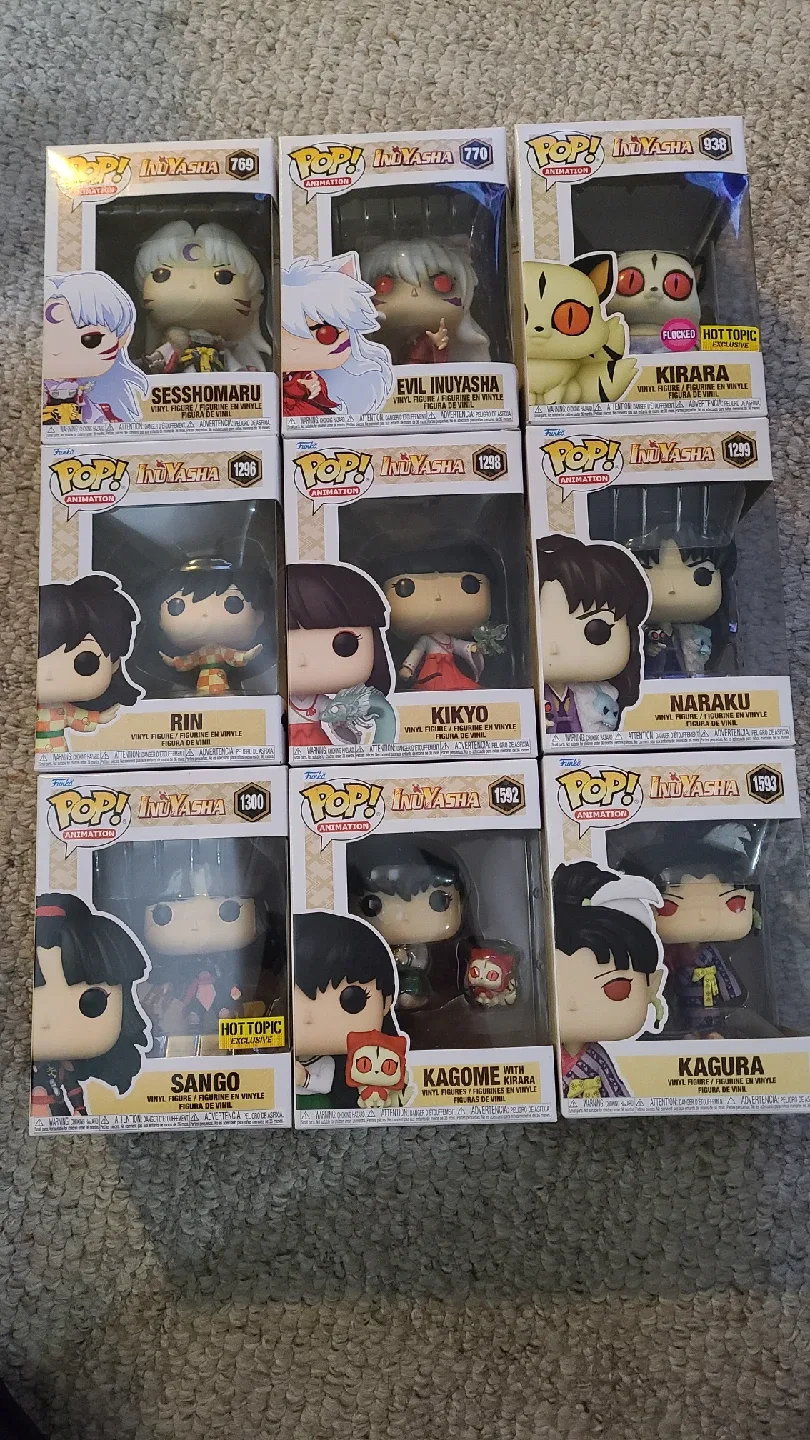 Funko Pop! Inuyasha Vinyl Figures thumbnail