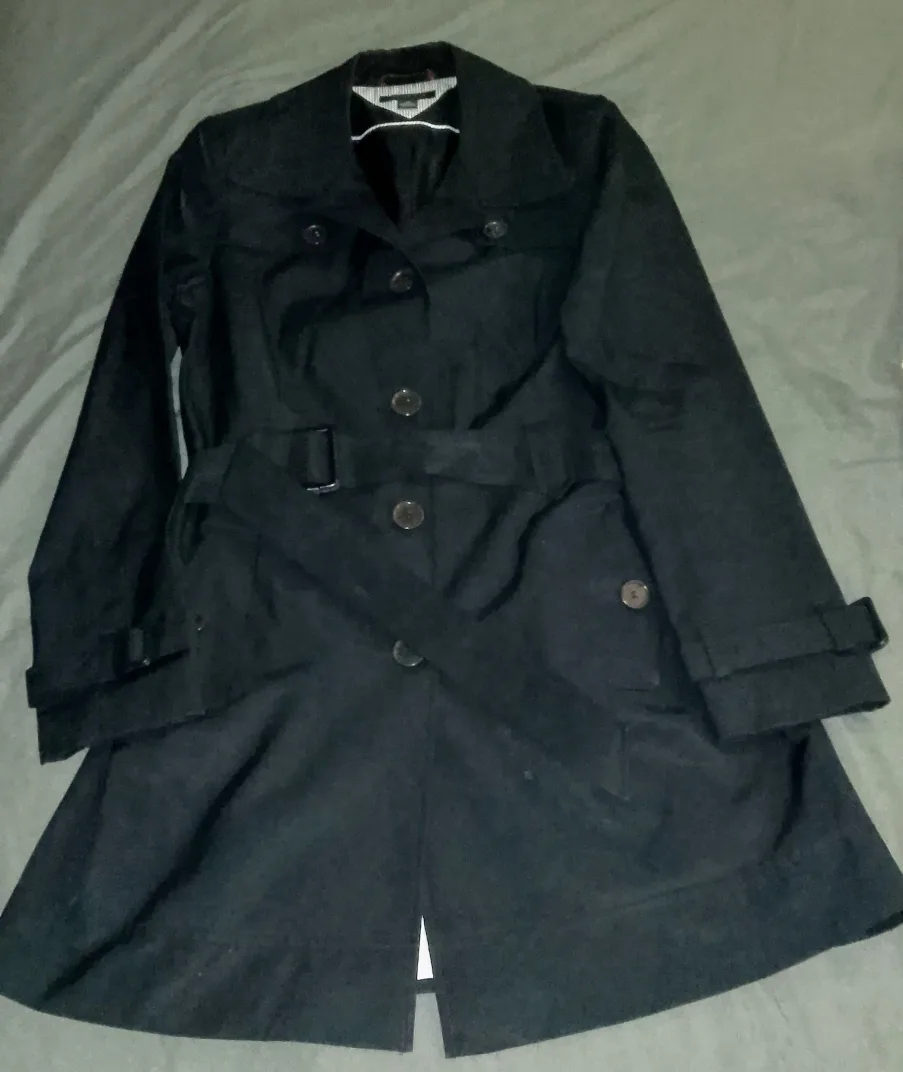 Tommy Hilfiger Black Trench Coat