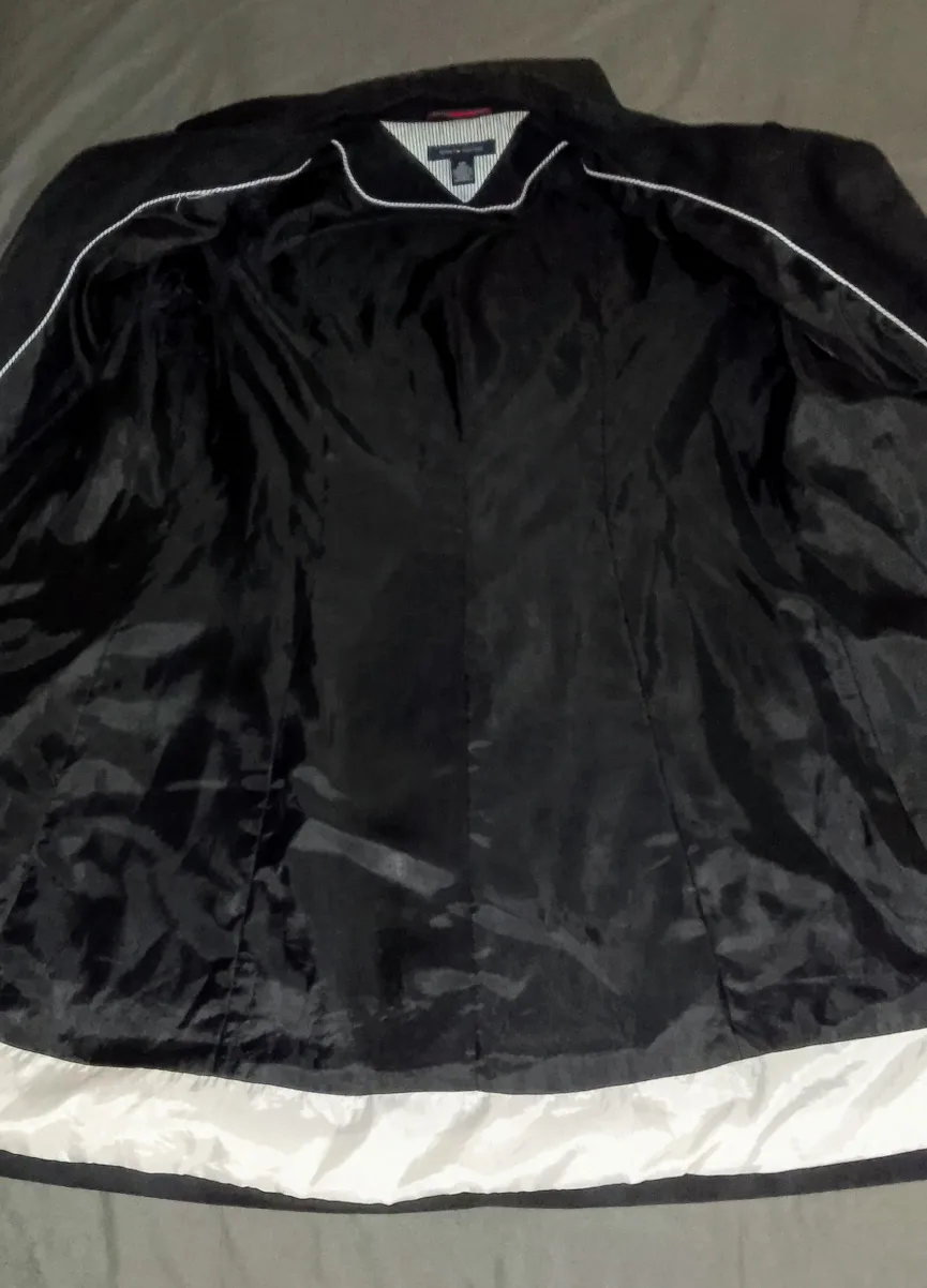 Tommy Hilfiger Black Trench Coat image indicator(3)