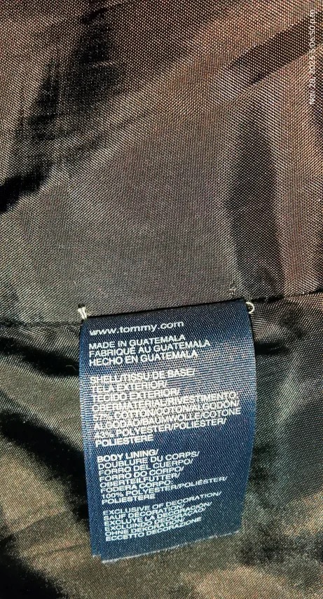 Tommy Hilfiger Black Trench Coat image indicator(4)