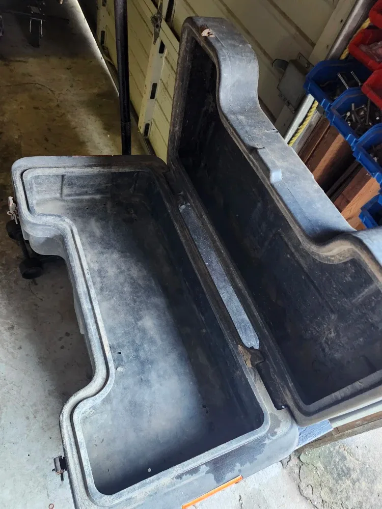 Black Plastic quad box