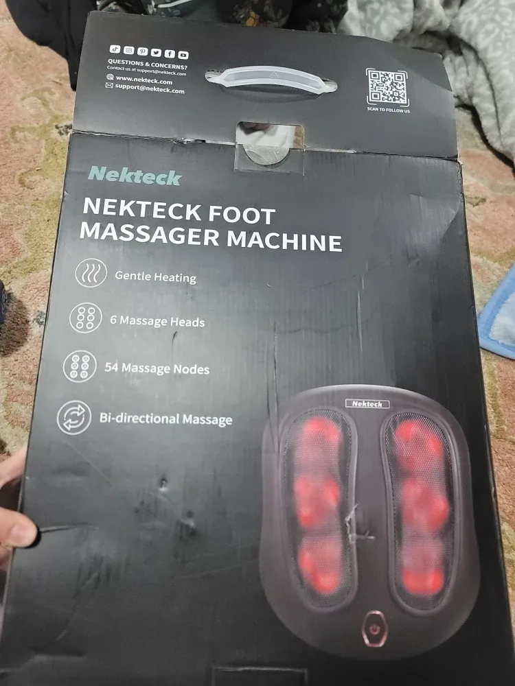 Nekteck Foot Massager Machine - Gentle Heating image indicator(3)