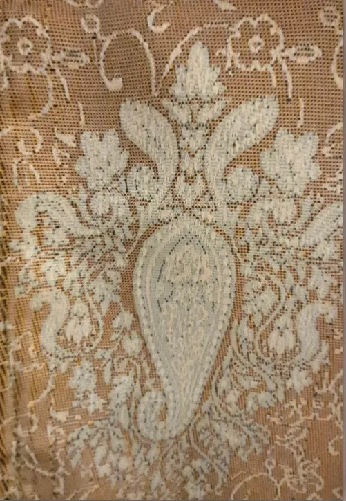 Vintage Persian Throw – 40x40, Paisley & Gold, made in Iran image indicator(8)