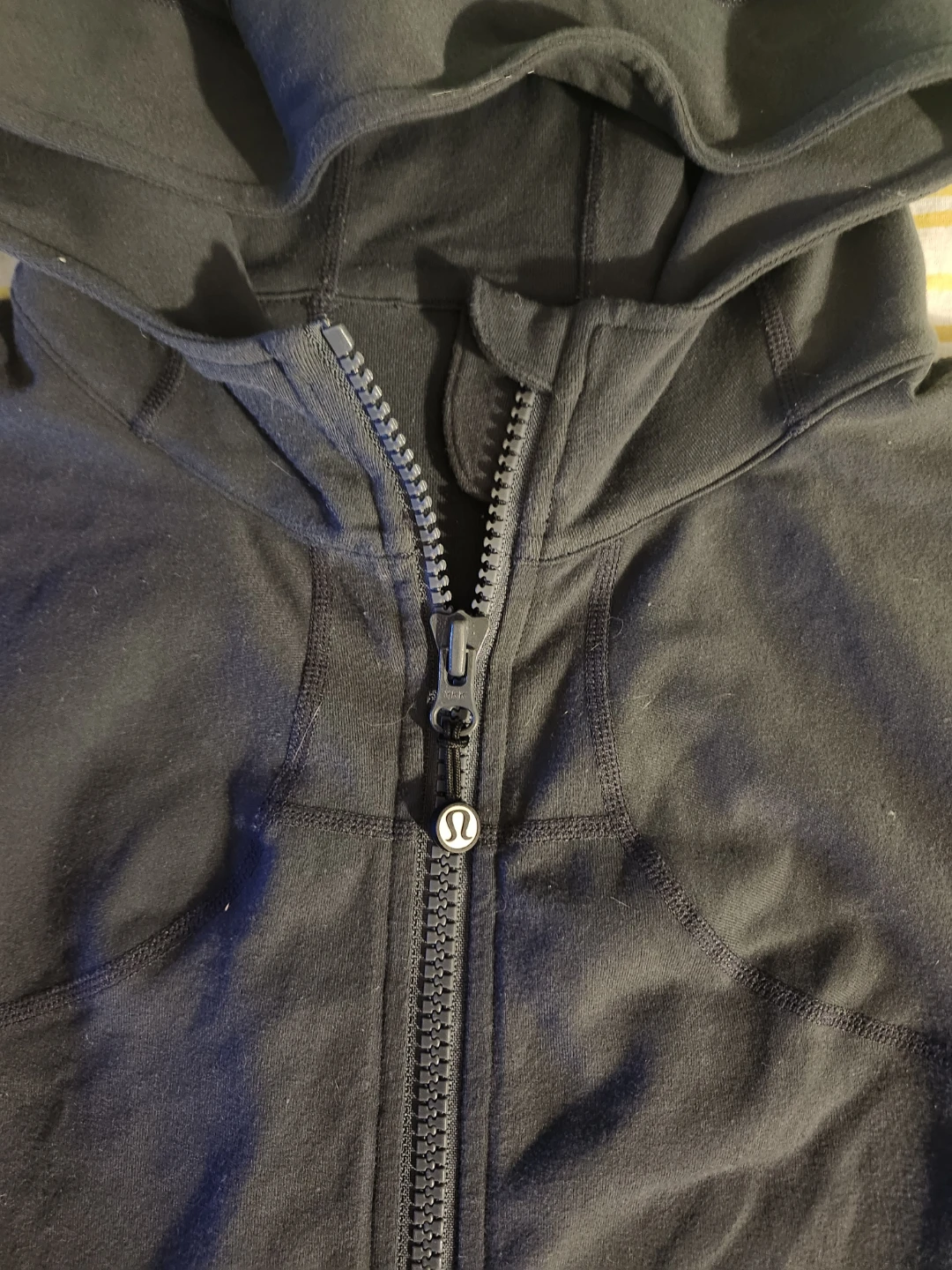 Lululemon Half Moon Hooded Jacket in Coal Gray and Angel Blue - photo 4