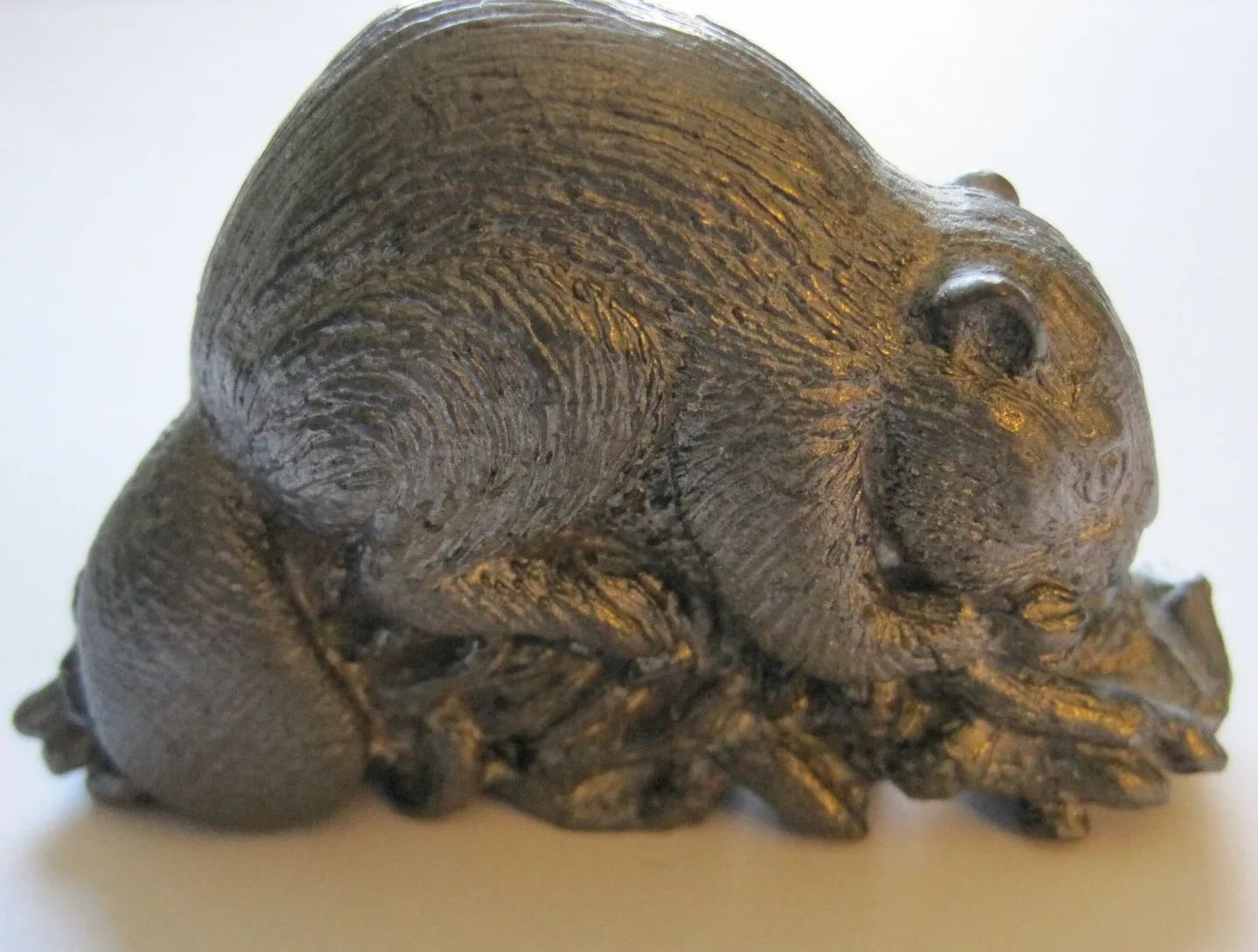 Pewter Beaver Figurine