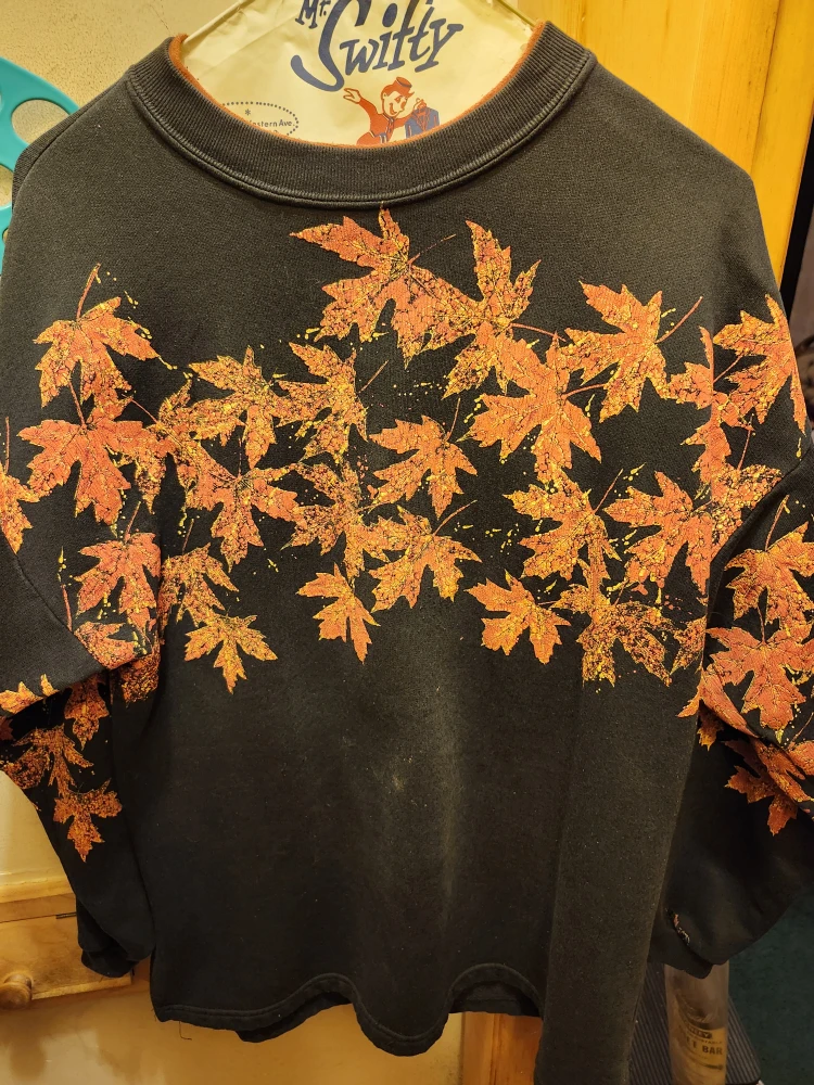 Sweatshirt with Maple Leaf Design - photo 2