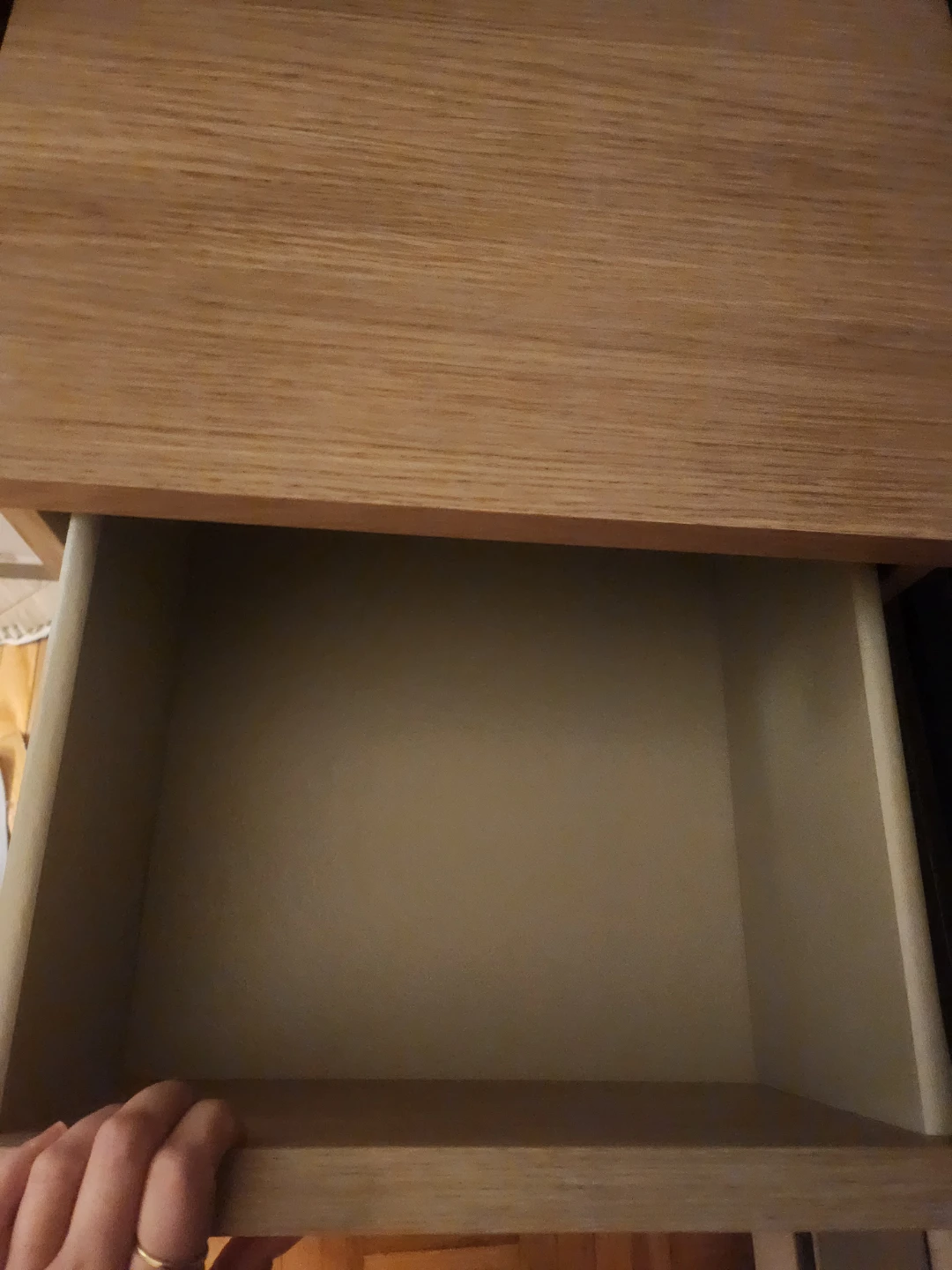Malm ikea nightstand /night table with storage - photo 2