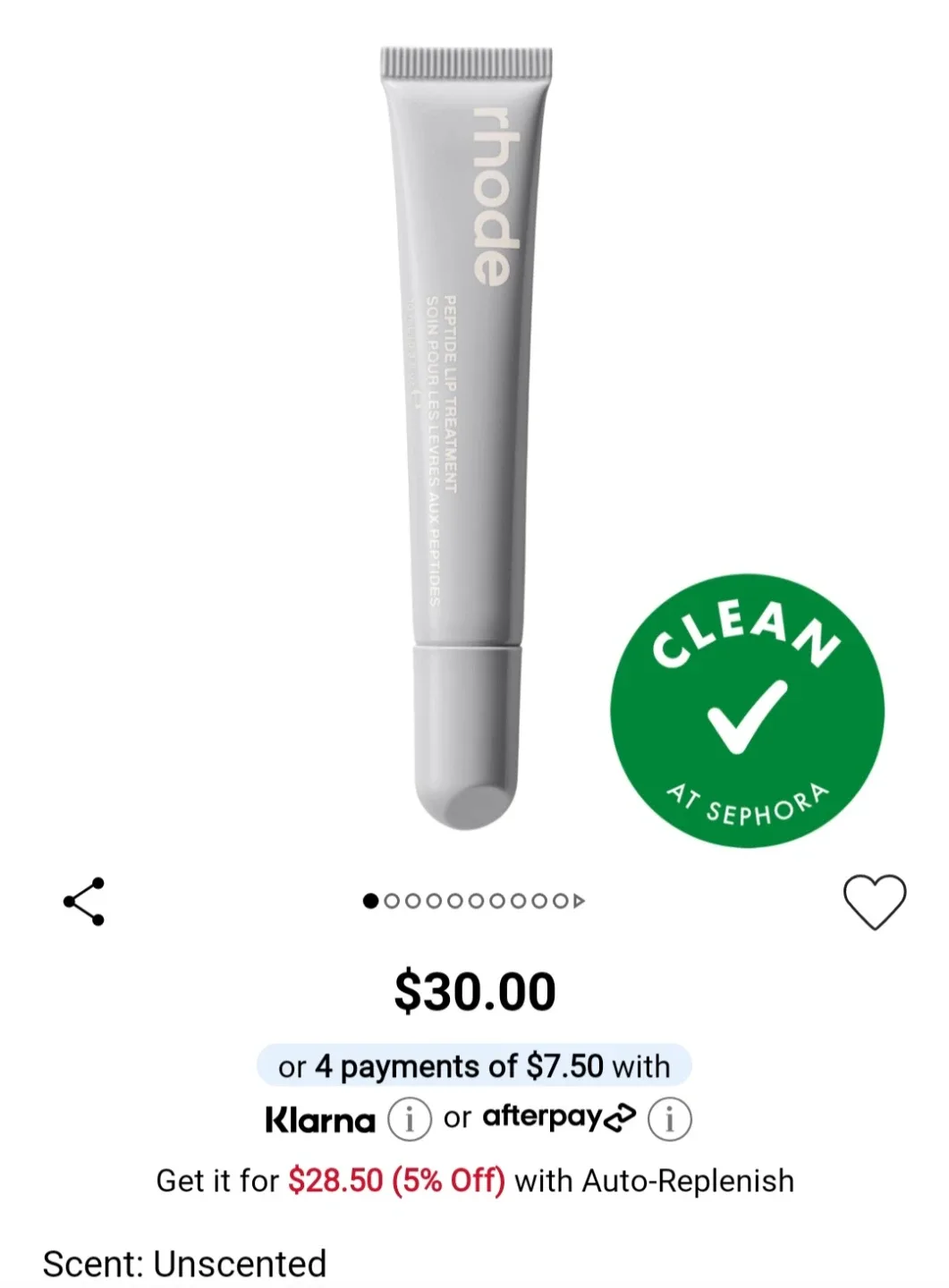 Rhode Peptide Lip Treatment - Unscented image indicator(2)