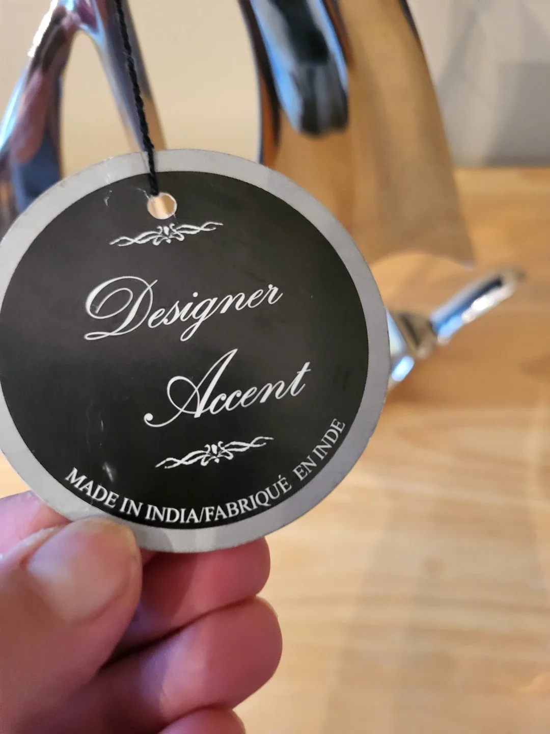 Designer Accent Silver Sailboat Sculpture image indicator(4)