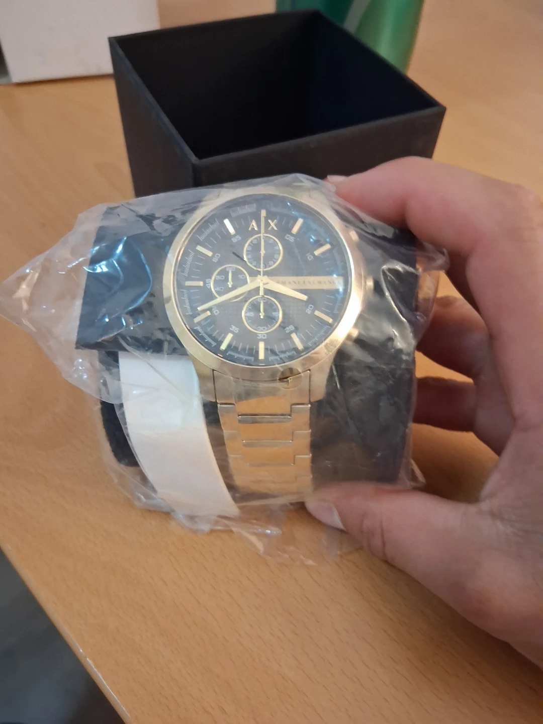 Armani Exchange AX2137 Gold Watch - New in Box