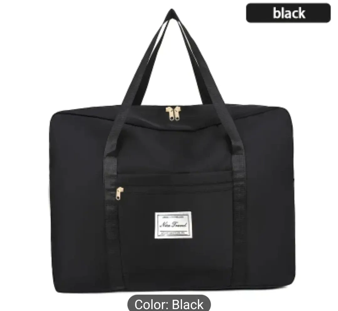Black Foldable Travel Duffel Bag - 16 inch🥕